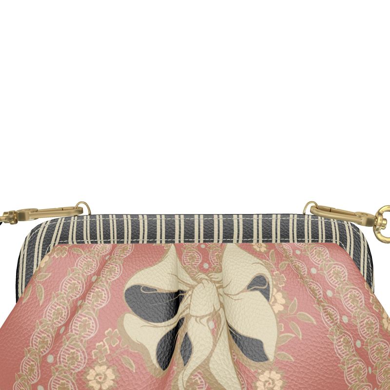 French Floral Louis XVI Pleated Soft Frame Bag