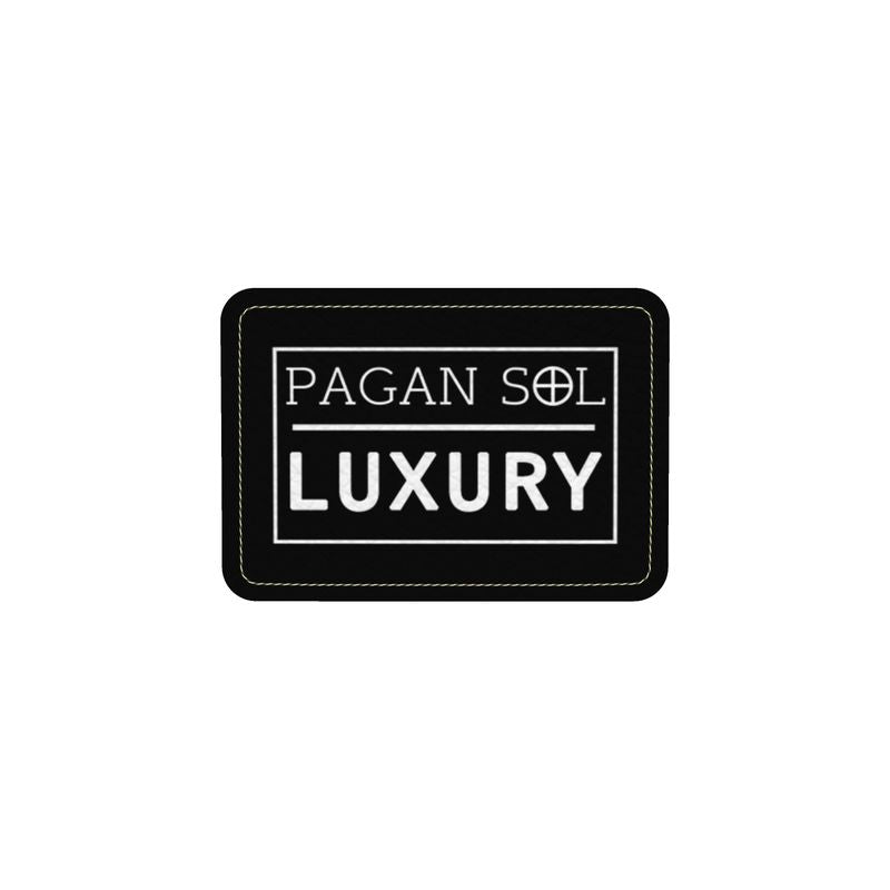 Terracotta Scroll and Mabled Black Mini Bonchurch Shopper Bag
