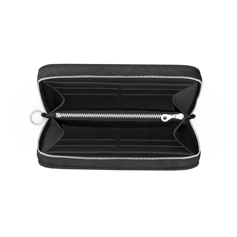 Timeless Trails Desert Rhythm Leather Zip Wallet