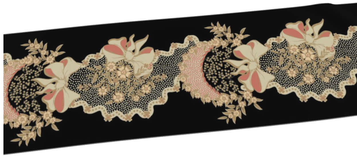 French Boho Black Floral Louis XVI Coquette Aesthetic Scarf Wrap or Shawl