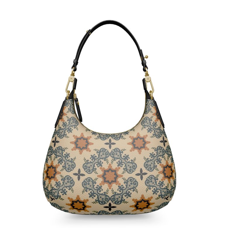 Southern Italian Rosette Mini Curve Bag