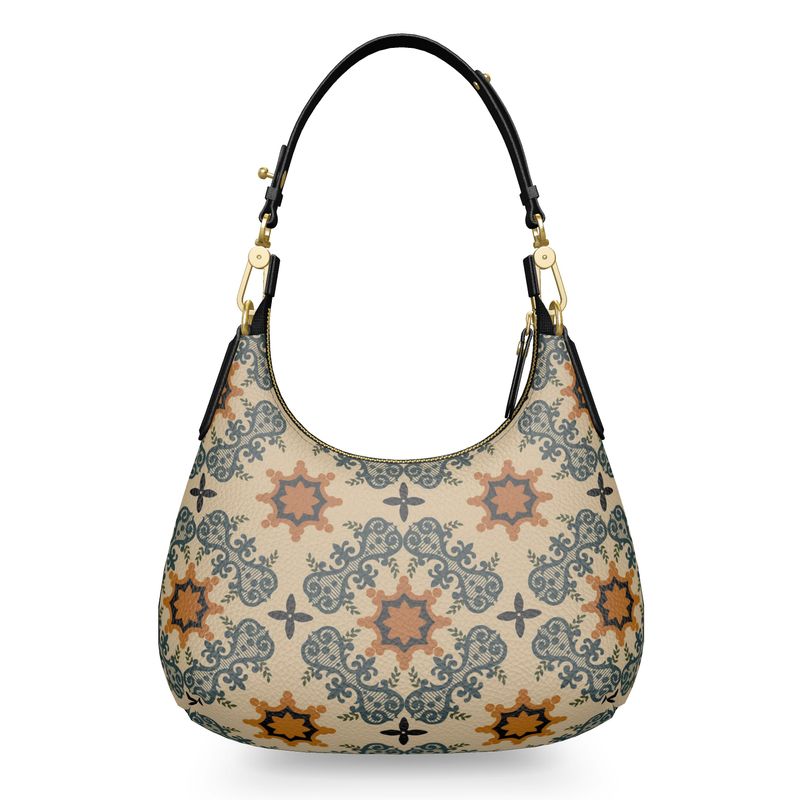 Southern Italian Rosette Mini Curve Bag