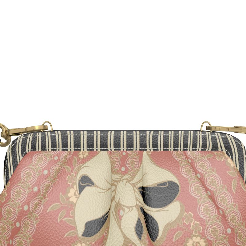 French Floral Louis XVI Pleated Soft Frame Bag