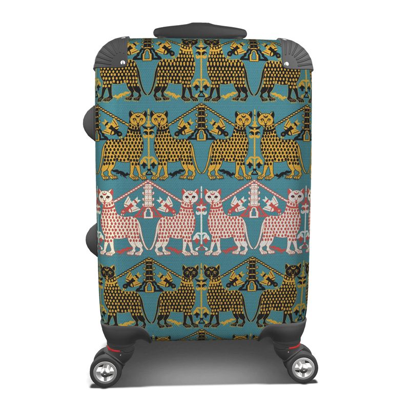 Courtly Beasts Carry On Suitcase