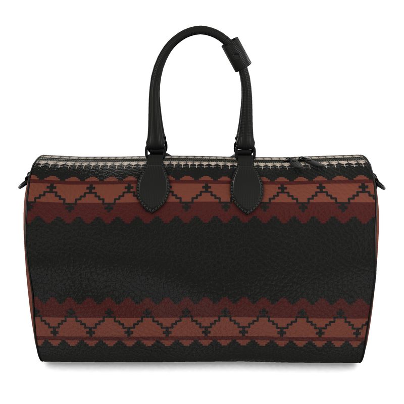 Timeless Trails Desert Rhythm Leather Duffel Bag
