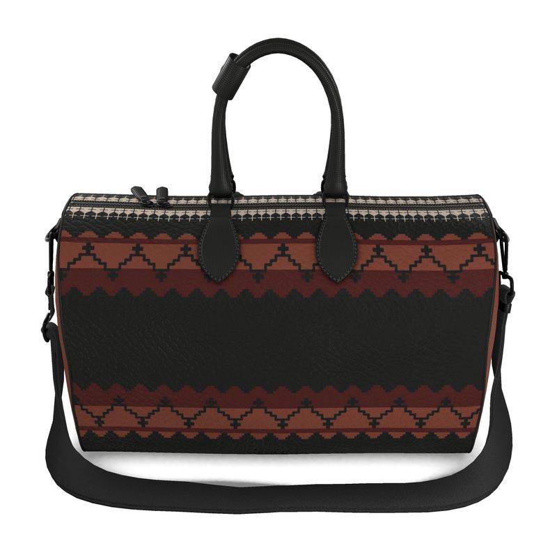 Timeless Trails Desert Rhythm Leather Duffel Bag