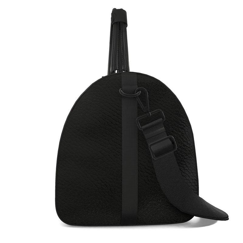 Timeless Trails Crimson Path Leather Duffel Bag