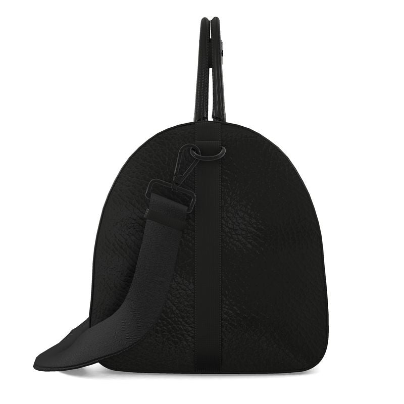 Timeless Trails Crimson Path Leather Duffel Bag