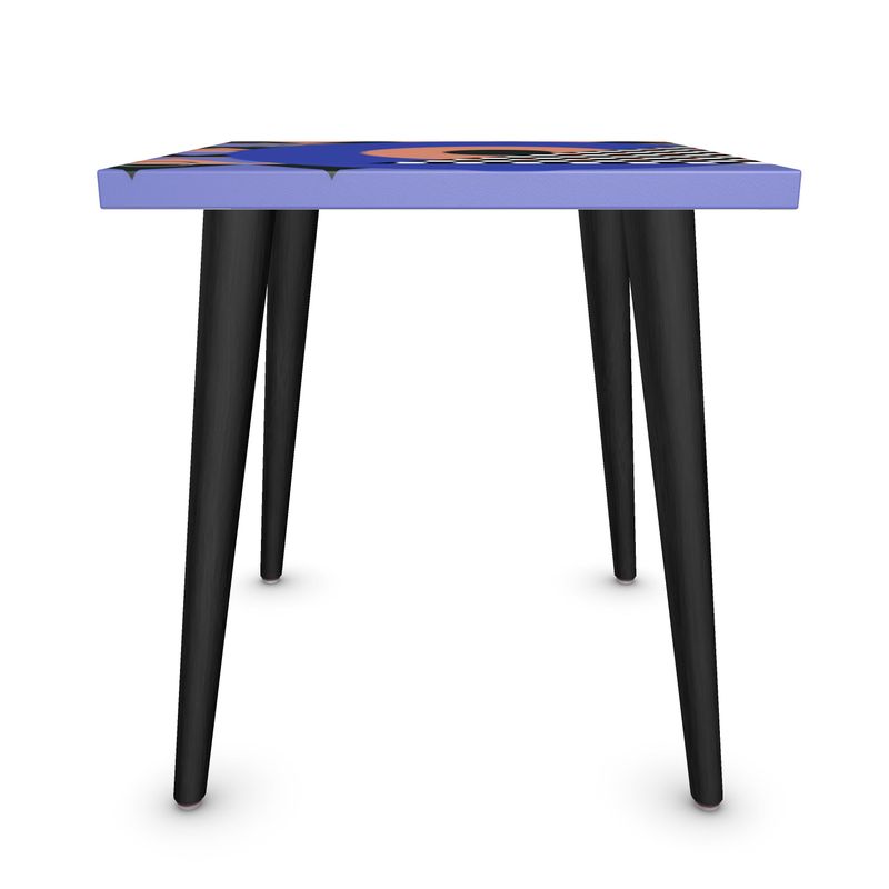 Mod Check Square Side Table