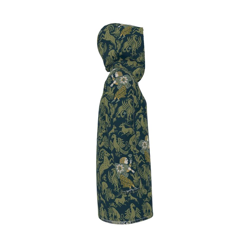 Verdant Bestiary Womens Hooded Rain Jacket