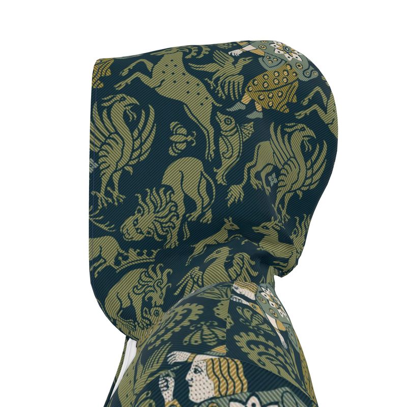 Verdant Bestiary Womens Hooded Rain Jacket