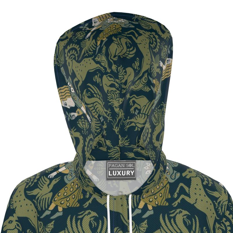 Verdant Bestiary Womens Hooded Rain Jacket