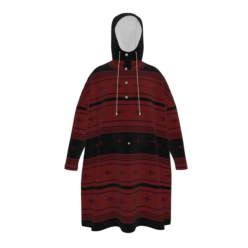 Timeless Trails Crimson Path Pullover Rain Poncho