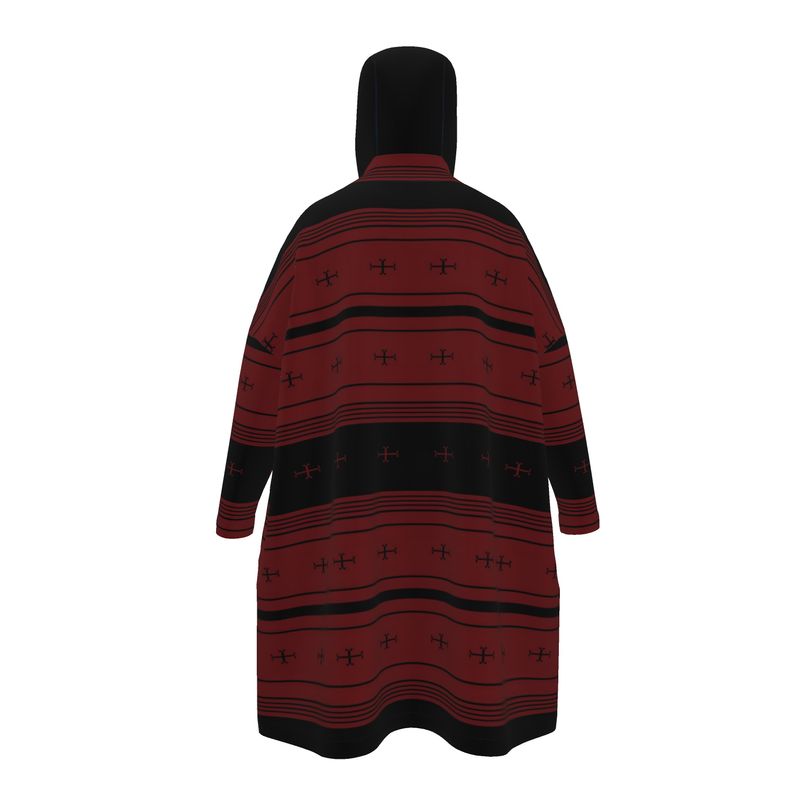 Timeless Trails Crimson Path Pullover Rain Poncho