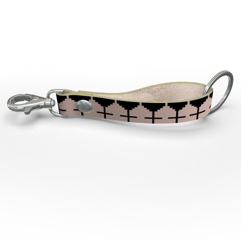 Timeless Trails Leather Keychain Wrist Strap