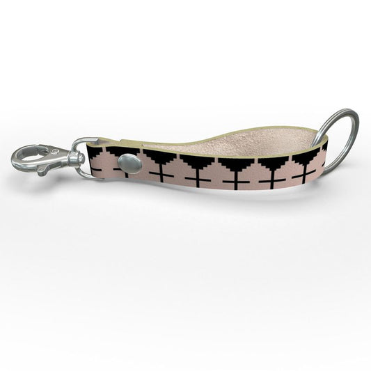 Timeless Trails Leather Keychain Wrist Strap