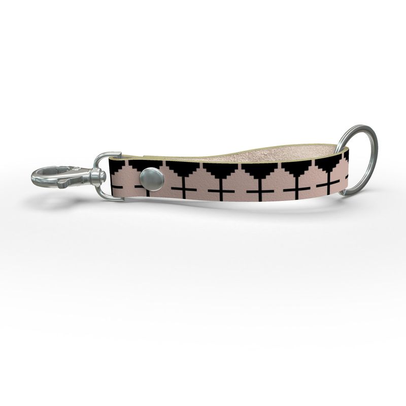 Timeless Trails Leather Keychain Wrist Strap