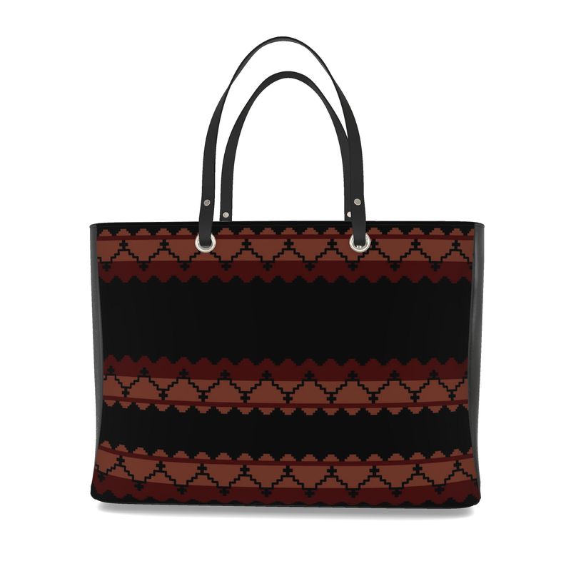 Timeless Trails Desert Rhythm Leather Handbag