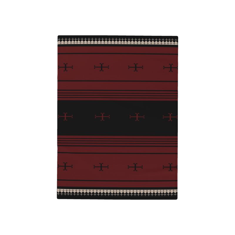 Timeless Trails Crimson Path Non Fray Blanket