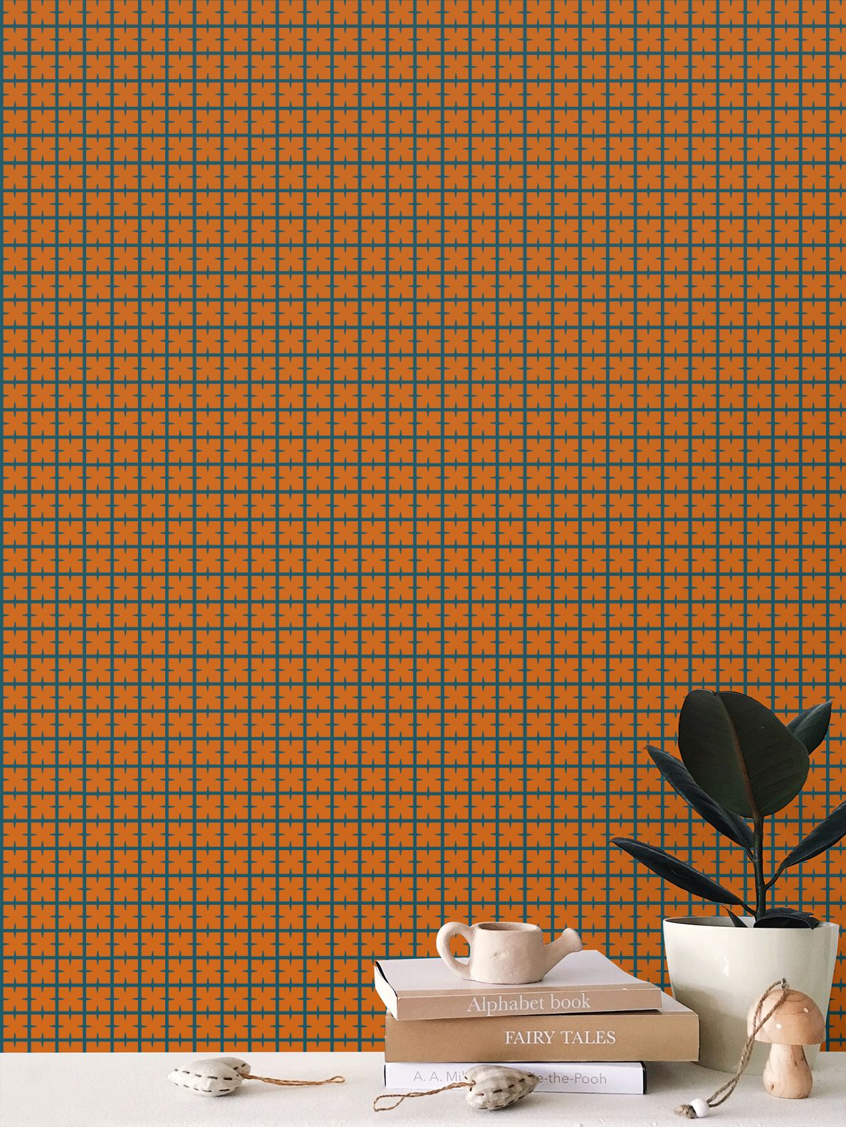 Harvest Renaissance Repeat Pattern Wallpaper