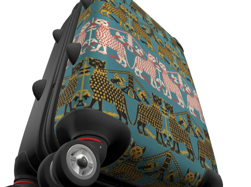 Courtly Beasts Carry On Suitcase