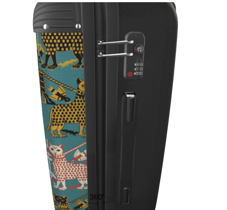 Courtly Beasts Carry On Suitcase