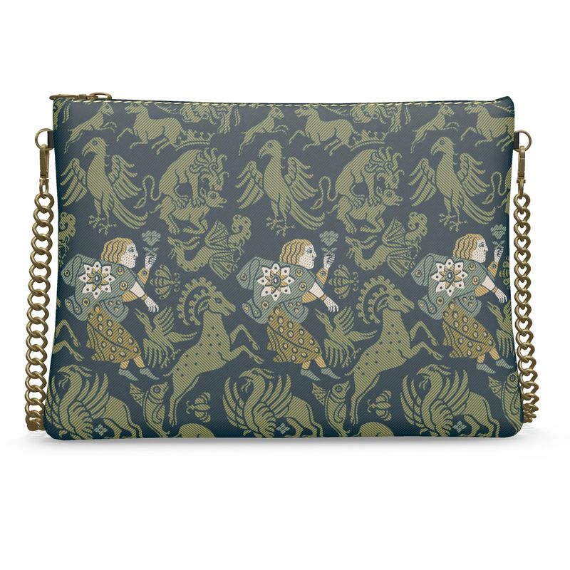 Middle Ages in Mainz The Dark Ages Crossbody Bag with Chain