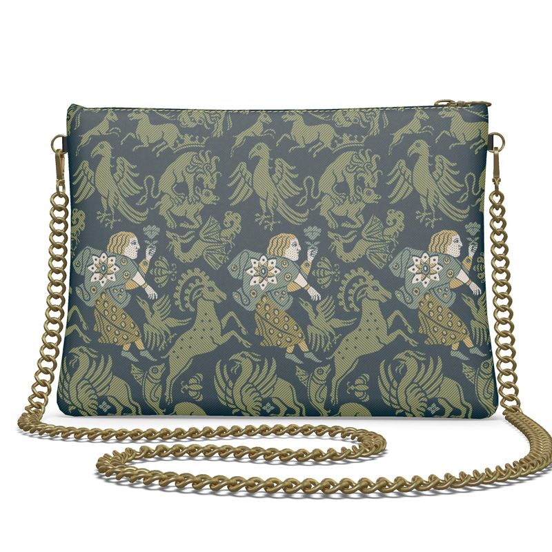 Middle Ages in Mainz The Dark Ages Crossbody Bag with Chain