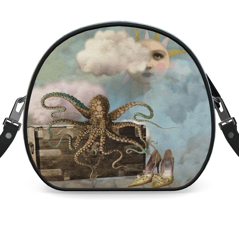 Woman Goes Swimming Fantasy Circle Bag